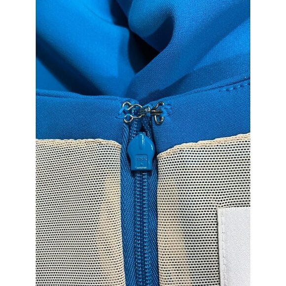 Badgley Mischka Sleeveless Sweetheart Neckline Mermaid Trumpet Maxi Dress Formal - Picture 12 of 14